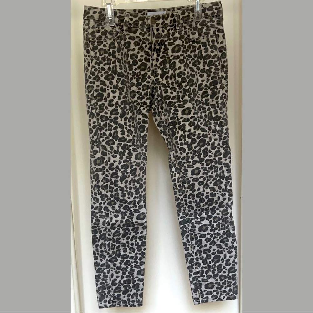 Fun grey animal print jeans
